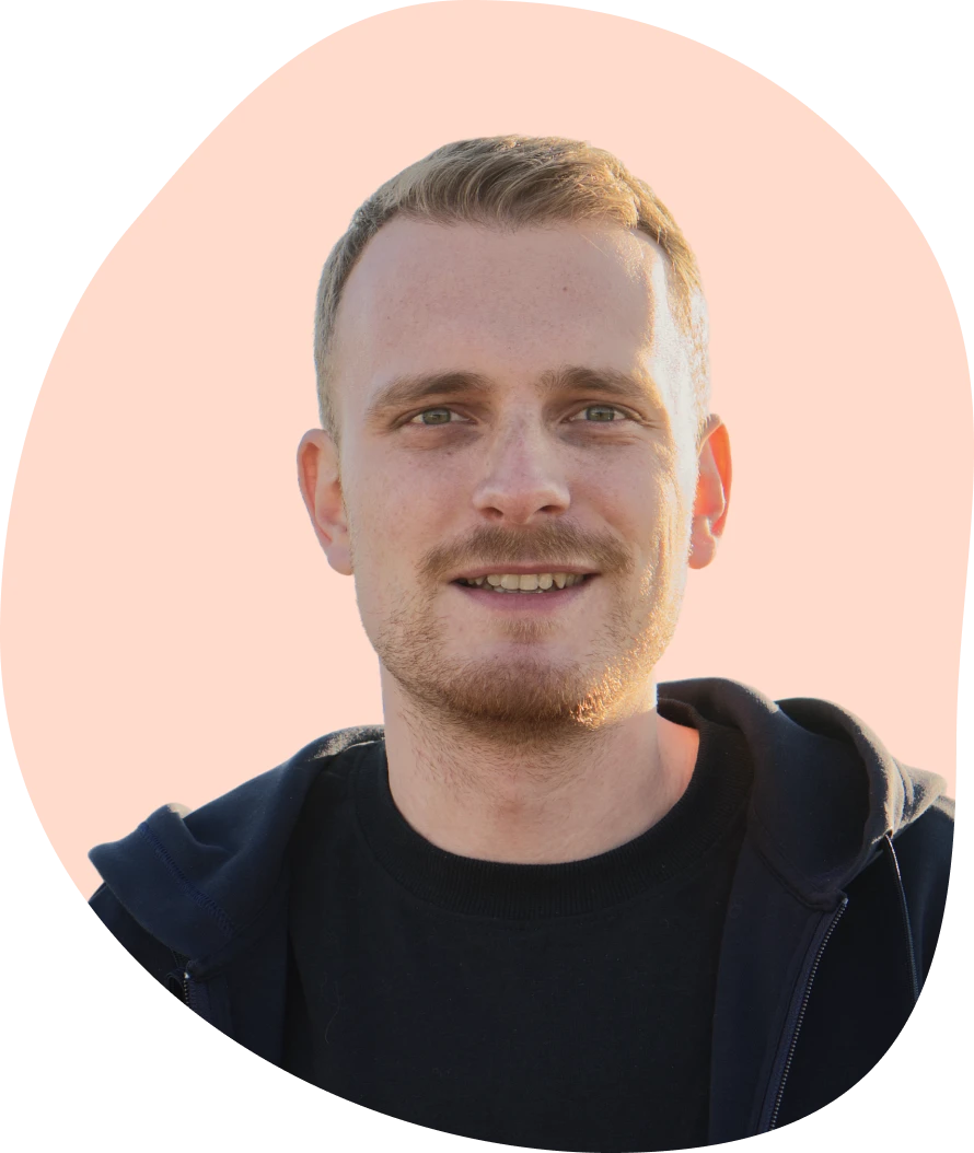 Portrait of Benj, Product Designer at WeSlam